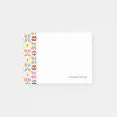 Buntes Diamanten ikat geometrisch Post-it Klebezettel (Vorderseite)