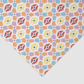 Buntes Diamanten ikat geometrisch Seidenpapier (Ausschnitt)