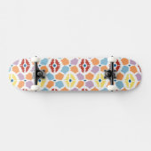 Buntes Diamanten ikat geometrisch Skateboard (Horizontal)