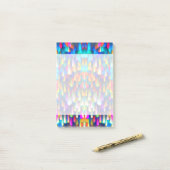 Buntes digitales Kunstspritzen der Anmerkungen Post-it Klebezettel (Auf Schreibtisch)