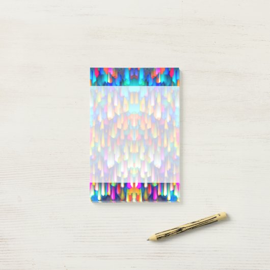 Buntes digitales Kunstspritzen der Anmerkungen Post-it Klebezettel (Auf Schreibtisch)