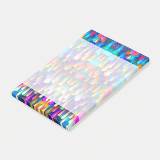 Buntes digitales Kunstspritzen der Anmerkungen Post-it Klebezettel (angewinkelt)