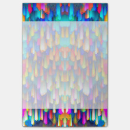 Buntes digitales Kunstspritzen der Anmerkungen Post-it Klebezettel