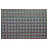 Buntes Dinosaurier-Muster (dunkel) Stoff (Yard (91,4 cm))