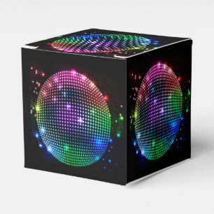 Buntes Disco-Ball-Geschenk/Gastgeschenk-Kasten Geschenkschachtel