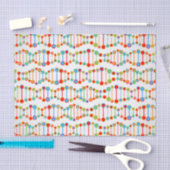 Buntes DNS-Strukturmuster Seidenpapier (Handwerk)