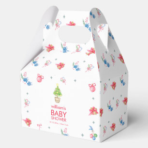 Buntes Draußen ist es kalt Winter-Baby-Party Geschenkschachtel