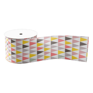 buntes Dreieckmuster Ripsband