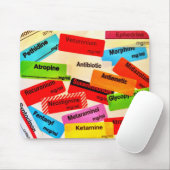 Buntes Drogenaufkleber mousepad (Mit Mouse)