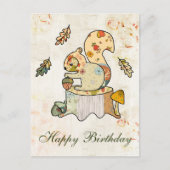 Buntes Eichhörnchen Postkarte (Vorderseite)