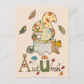 Buntes Eichhörnchen Postkarte (Vorderseite)