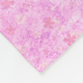 Buntes Einhorn Fleecedecke (Ecke)