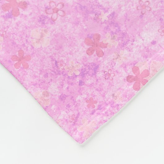 Buntes Einhorn Fleecedecke (Ecke)