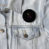 Buntes Einhorn-Kopf-Magie-Tanktop Button (Beispiel)
