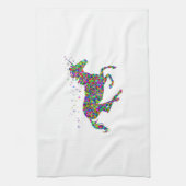 Buntes Einhorn Küchentuch (Vertikal)