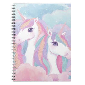 Buntes Einhorn Notizbuch Süßes Magisches Journal Notizblock