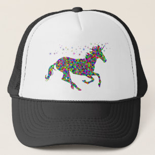 Buntes Einhorn Truckerkappe