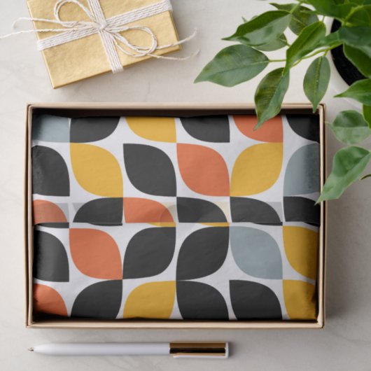 Buntes, einzigartiges, modisches, städtisches seidenpapier (Geschenk)