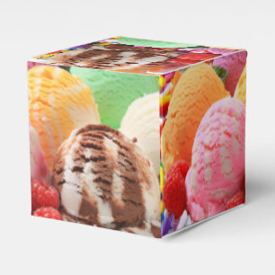 buntes Eis Geschenkschachtel
