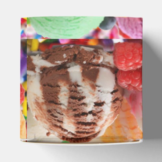 buntes Eis Geschenkschachtel (Oben)