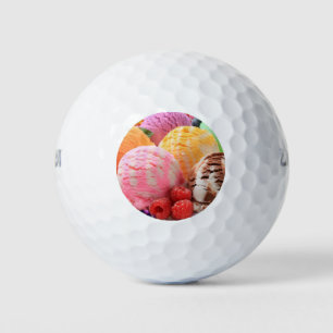 buntes Eis Golfball