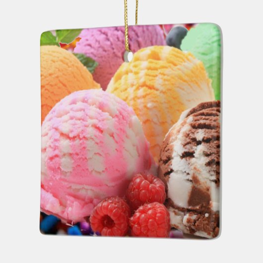buntes Eis Keramikornament (Links)