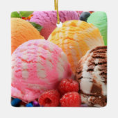 buntes Eis Keramikornament (Vorderseite)
