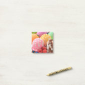 buntes Eis Post-it Klebezettel (Auf Schreibtisch)