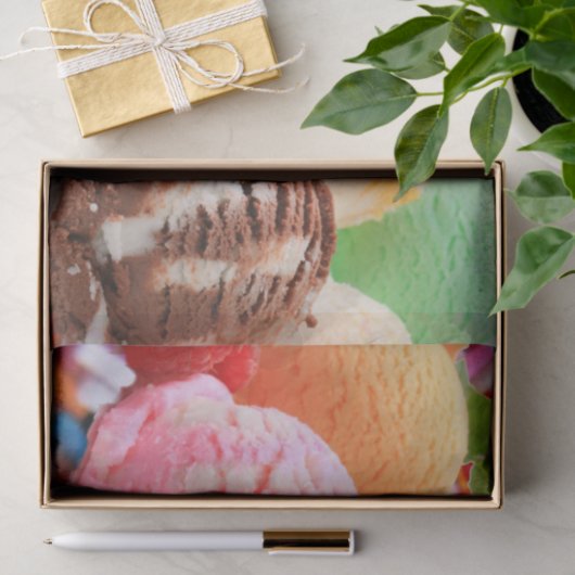 buntes Eis Seidenpapier (Geschenk)