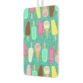 Buntes Eiscrememuster Sommer Autolufterfrischer (Links)