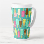 Buntes Eiscrememuster Sommer Milchtasse (Rechte Ecke)