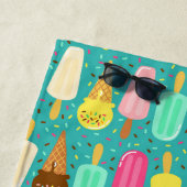 Buntes Eiscrememuster Sommer Strandtuch (Beispiel)