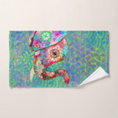 Buntes Elefant-Tuch-Set, Elefantgeschenke Badhandtuch Set (Handtuch)