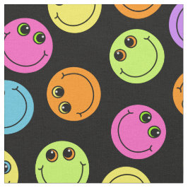 Buntes Emoji stellt gegenüber Stoff