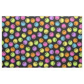 Buntes Emoji stellt gegenüber Stoff (Fat Quarter (45,7 x 55,9 cm))