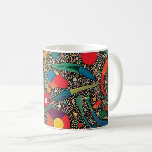 Buntes Ensemble durch Wassily Kandinsky Kaffeetasse (VorderseiteRechts)