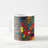 Buntes Ensemble durch Wassily Kandinsky Kaffeetasse (Vorderseite Links)