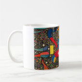 Buntes Ensemble durch Wassily Kandinsky Kaffeetasse (Links)