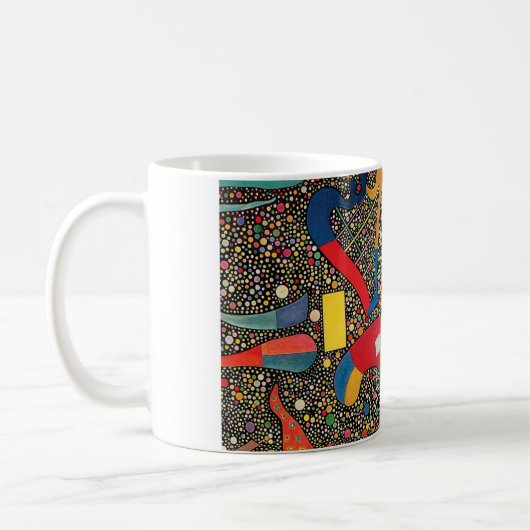 Buntes Ensemble durch Wassily Kandinsky Kaffeetasse (Links)