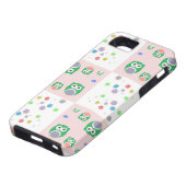Buntes Eulen-Muster für Kinder Case-Mate iPhone Hülle (unten)