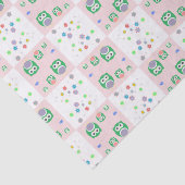 Buntes Eulen-Muster für Kinder Seidenpapier (Ausschnitt)