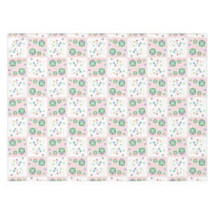 Buntes Eulen-Muster für Kinder Tischdecke