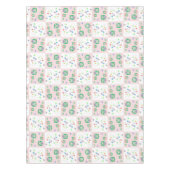 Buntes Eulen-Muster für Kinder Tischdecke (Vorderseite)