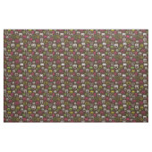 Buntes Eulengekritzel-Hintergrundmuster Stoff (Fat Quarter (45,7 x 55,9 cm))