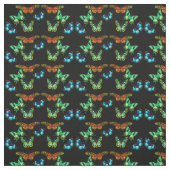 Buntes exotisches Schmetterlings-Baumwollgewebe Stoff (Muster)
