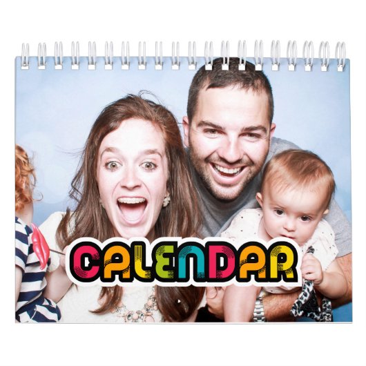 Buntes Familienfoto-Kalender 2027 Kalender (Titelbild)