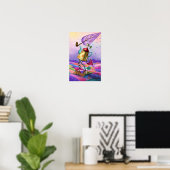Buntes Fantasy-Poster-Druck Poster (Heimbüro)