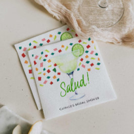 Buntes Fiesta-Brautparty Serviette