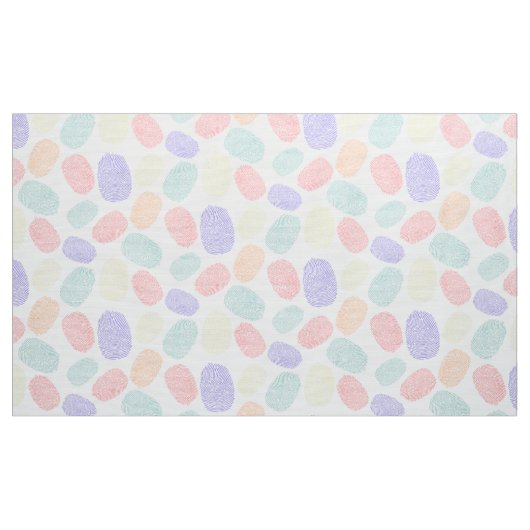Buntes Fingerabdruckmuster Stoff (Yard (91,4 cm))