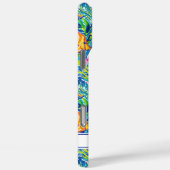 Buntes Fischmonogramm Case-Mate iPhone Hülle (Rückseite / Rechts)